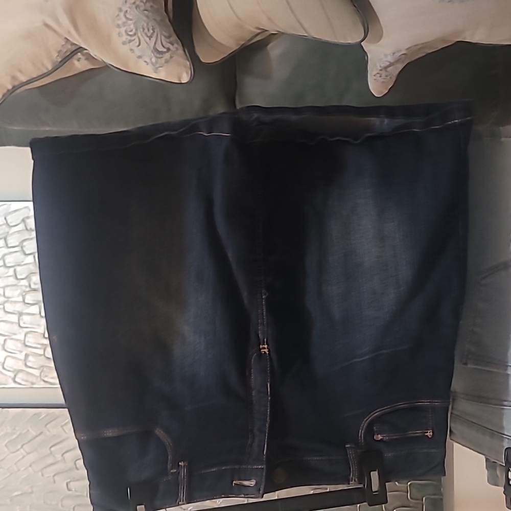 Denim mini w/shorts